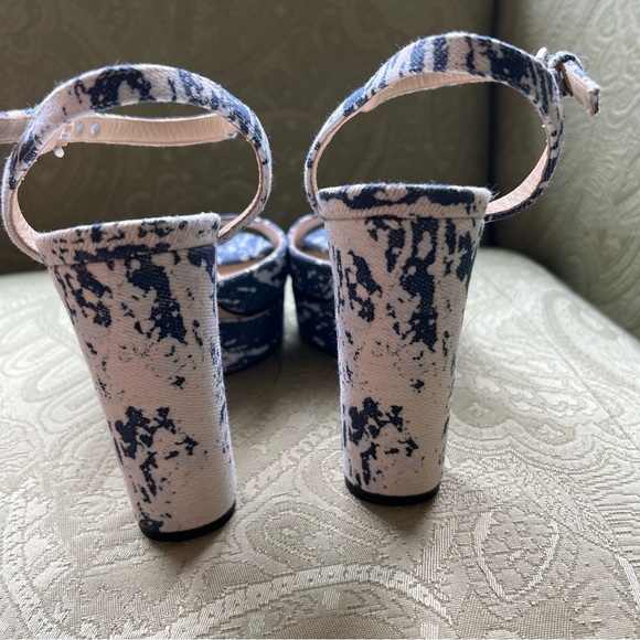 NWT Jimmy Choo Peachy 105 Bleached Denim Size 38.5 - Picture 9 of 15